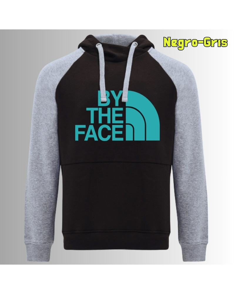 By The Face - Sudadera Bicolor Unisex