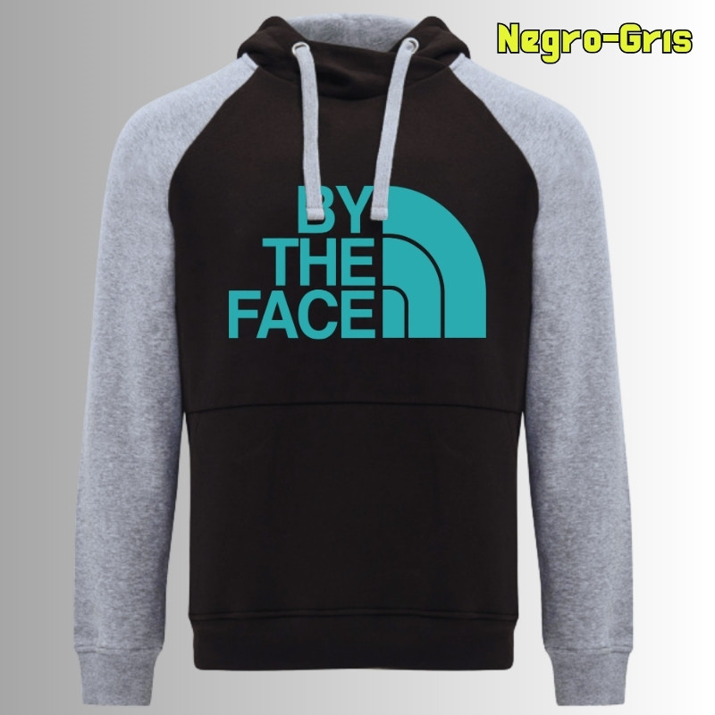 By The Face - Sudadera Bicolor Unisex
