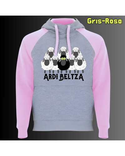 Ardi Beltza II - Sudadera Bicolor Unisex