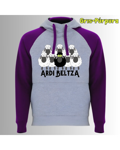 Ardi Beltza II - Sudadera Bicolor Unisex