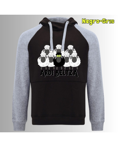 Ardi Beltza II - Sudadera Bicolor Unisex