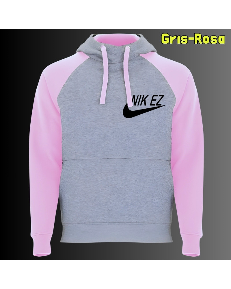 Nik Ez - Sudadera Bicolor Unisex