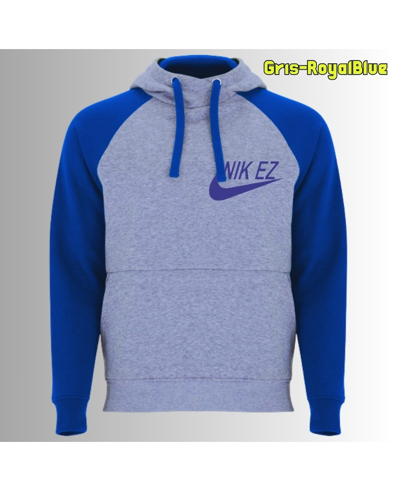 Nik Ez - Sudadera Bicolor Unisex