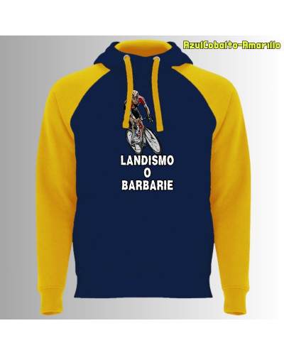 Landismo o Barbarie - Sudadera Bicolor Unisex