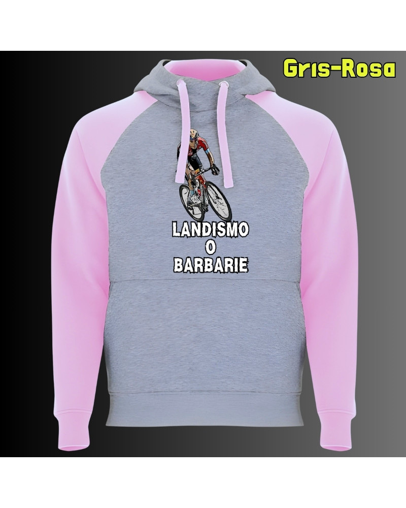 Landismo o Barbarie - Sudadera Bicolor Unisex