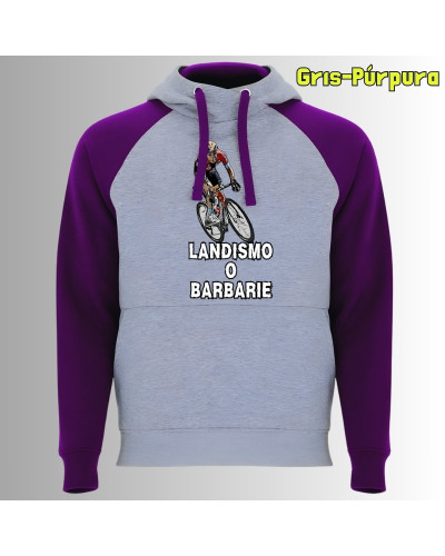 Landismo o Barbarie - Sudadera Bicolor Unisex
