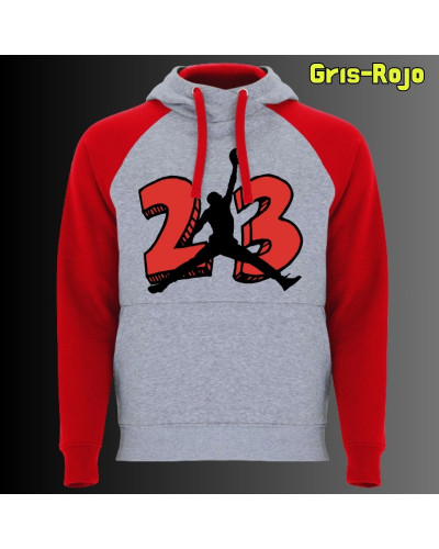 MJ23 - Sudadera Bicolor Unisex