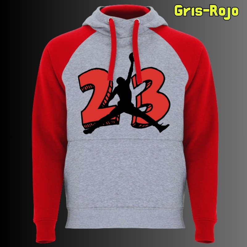MJ23 - Sudadera Bicolor Unisex
