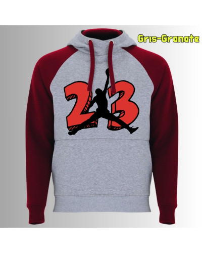 MJ23 - Sudadera Bicolor Unisex