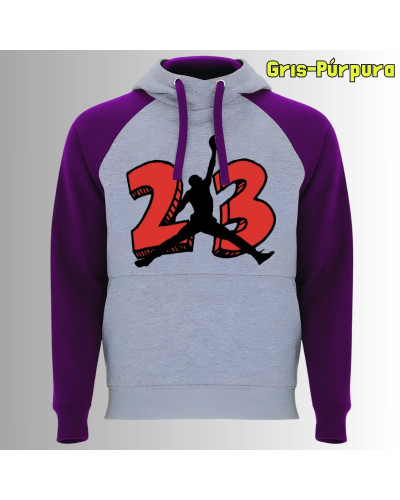 MJ23 - Sudadera Bicolor Unisex