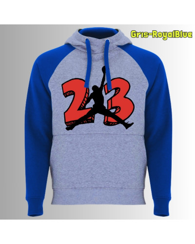 MJ23 - Sudadera Bicolor Unisex