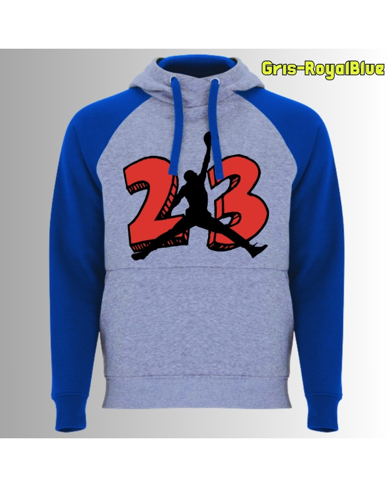 MJ23 - Sudadera Bicolor Unisex