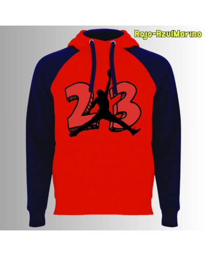 MJ23 - Sudadera Bicolor Unisex