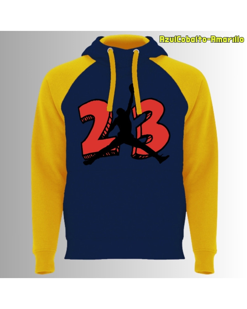 MJ23 - Sudadera Bicolor Unisex