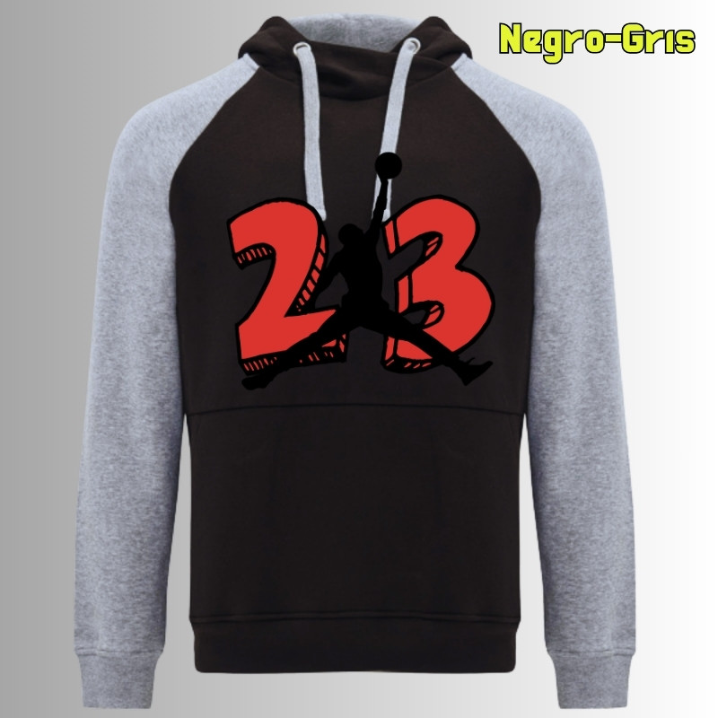 MJ23 - Sudadera Bicolor Unisex