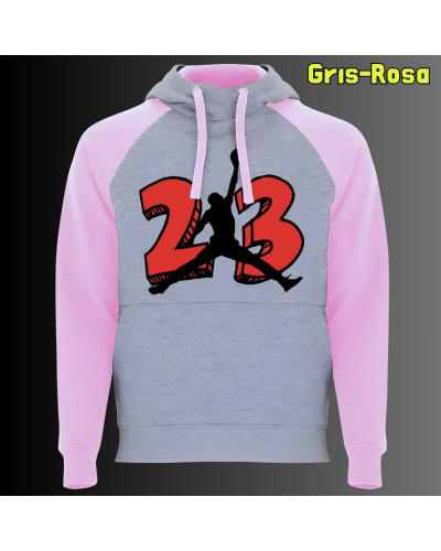 MJ23 - Sudadera Bicolor Unisex