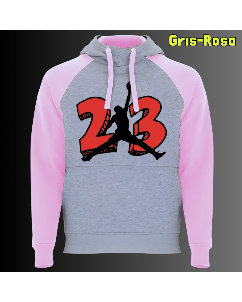 MJ23 - Sudadera Bicolor Unisex