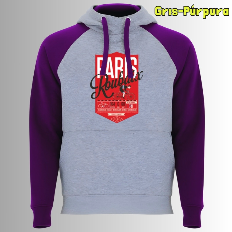 Paris Roubaix - Sudadera Bicolor Unisex