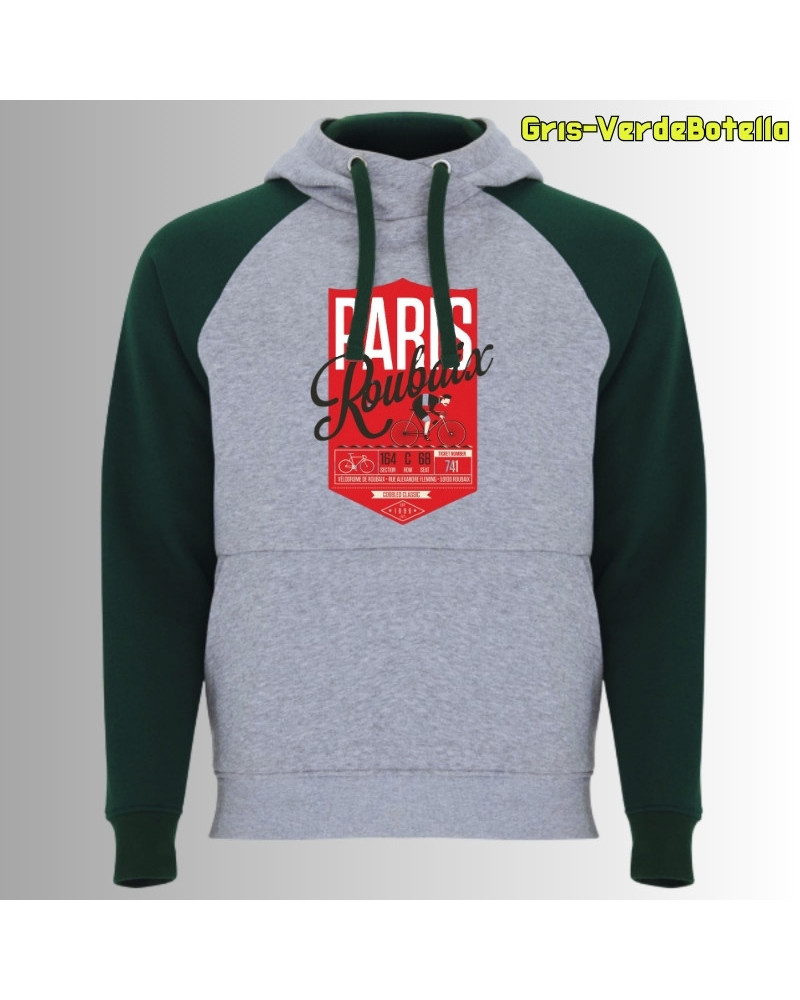 Paris Roubaix - Sudadera Bicolor Unisex