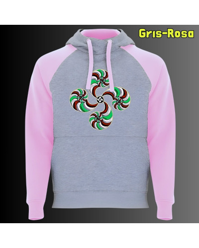 Lauburu - Sudadera Bicolor Unisex