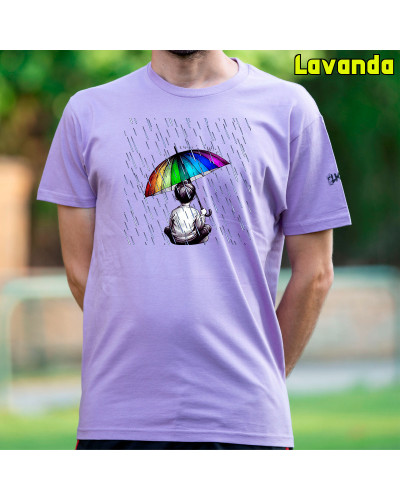 Camiseta Hombre Manga Corta - Bajo La Lluvia