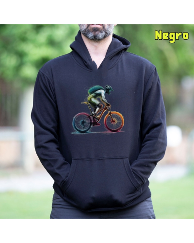 Sudadera hombre con capucha American Indian  La Kamiseta K Buskas
