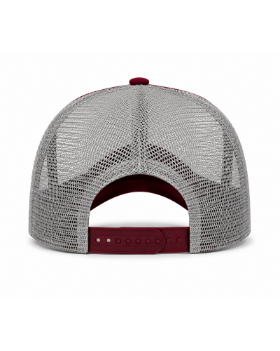 Gorra Pogi- Burgundy/Gris