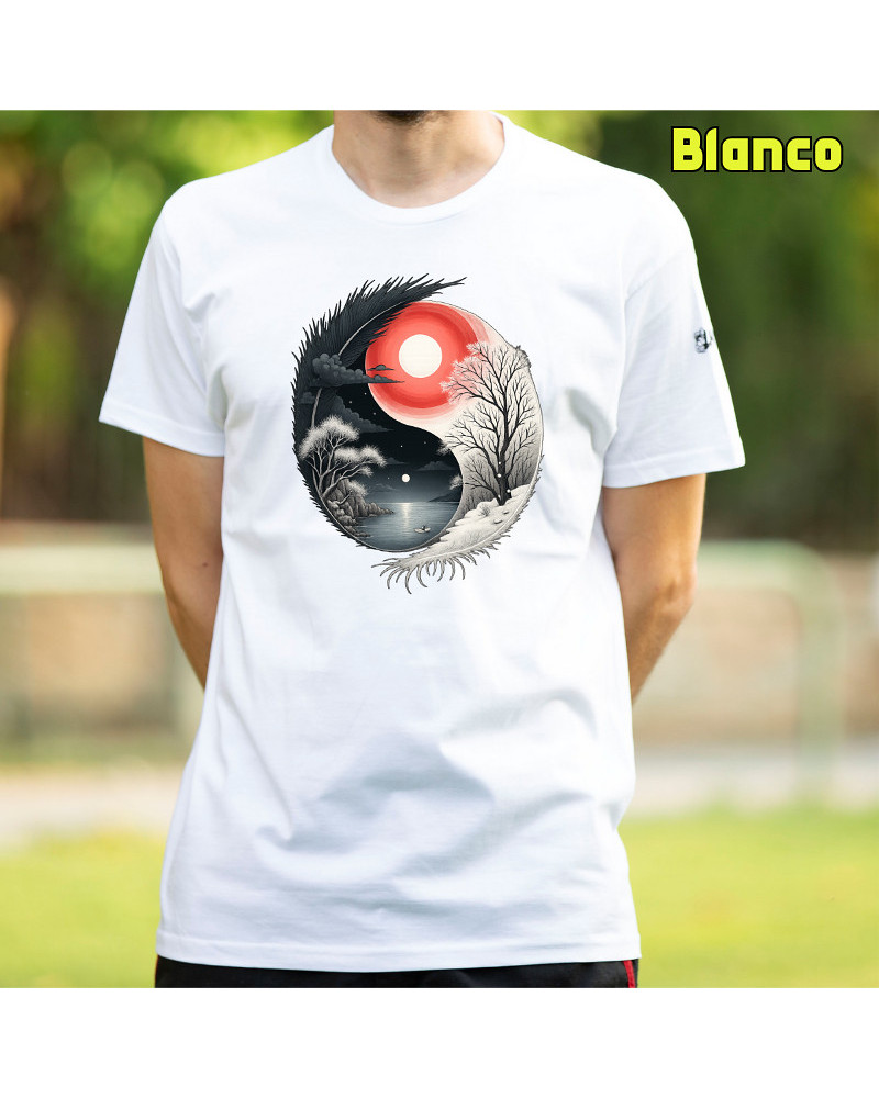 Camiseta hombre manga corta - Yin Yang