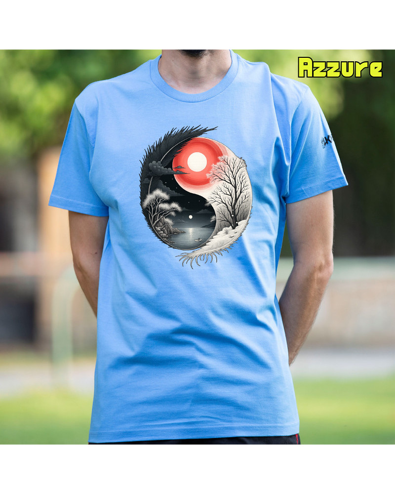 Camiseta hombre manga corta - Yin Yang
