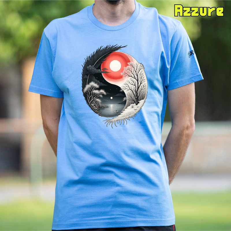 Camiseta hombre manga corta - Yin Yang