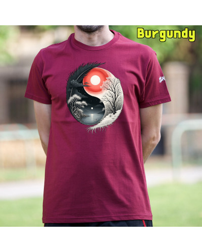 Camiseta hombre manga corta - Yin Yang