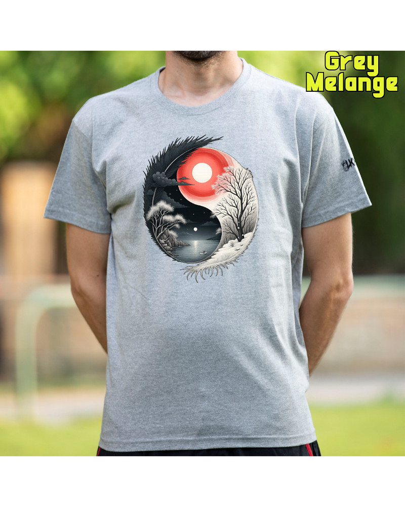 Camiseta hombre manga corta - Yin Yang