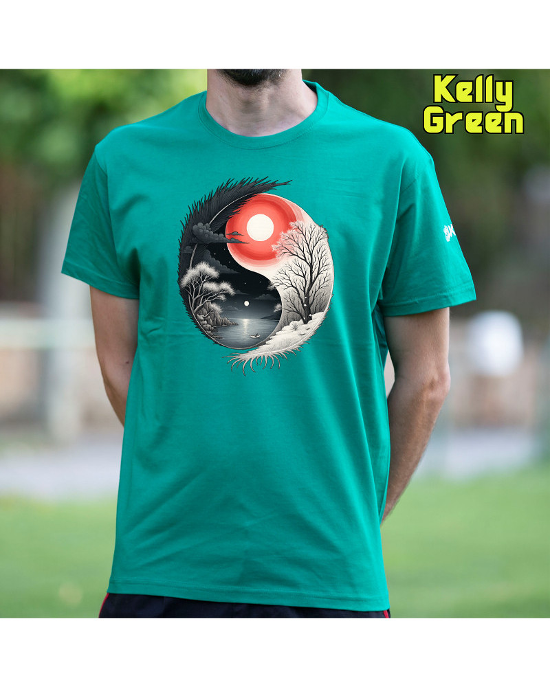 Camiseta hombre manga corta - Yin Yang