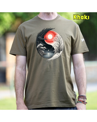 Camiseta hombre manga corta - Yin Yang
