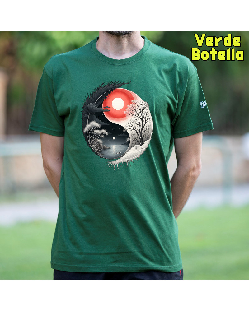 Camiseta hombre manga corta - Yin Yang
