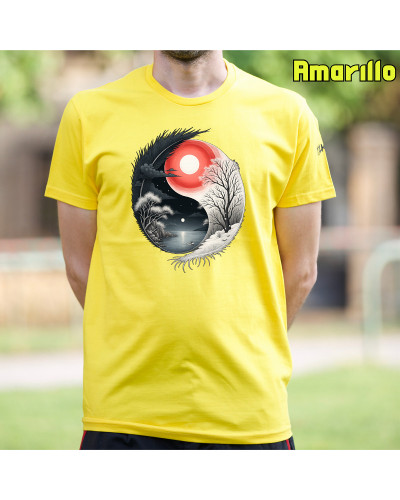 Camiseta hombre manga corta - Yin Yang