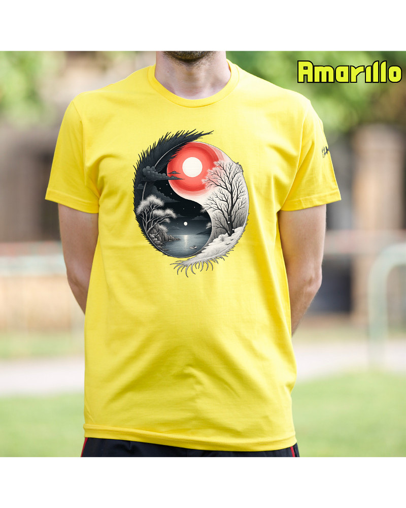 Camiseta hombre manga corta - Yin Yang