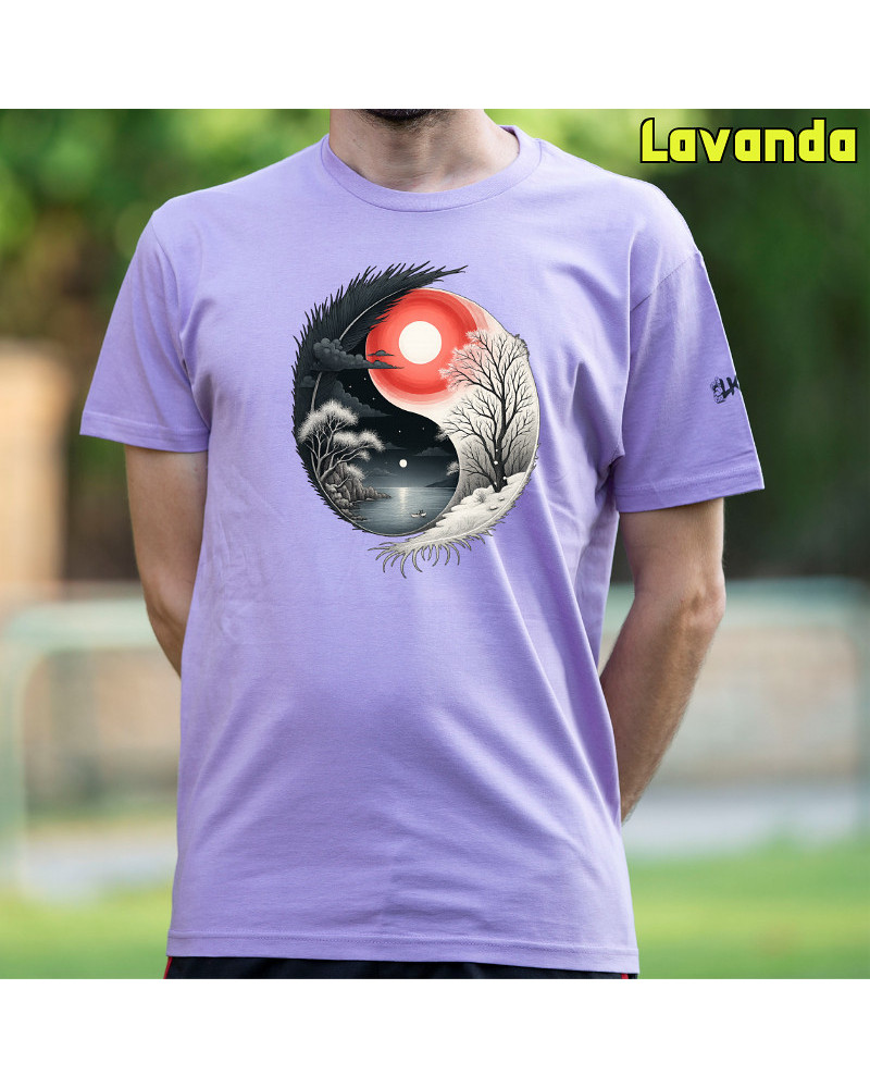 Camiseta hombre manga corta - Yin Yang