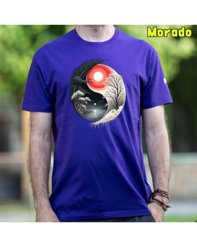 Camiseta hombre manga corta - Yin Yang