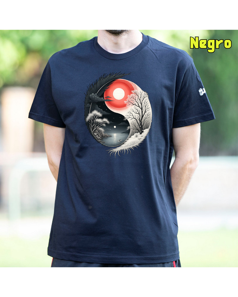Camiseta hombre manga corta - Yin Yang