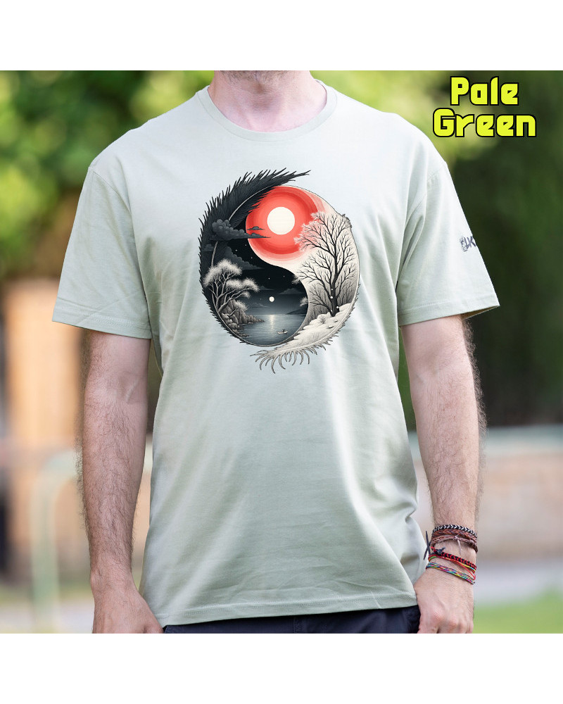 Camiseta hombre manga corta - Yin Yang