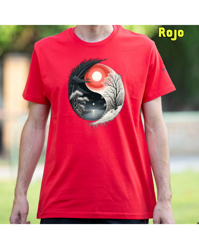 Camiseta hombre manga corta - Yin Yang
