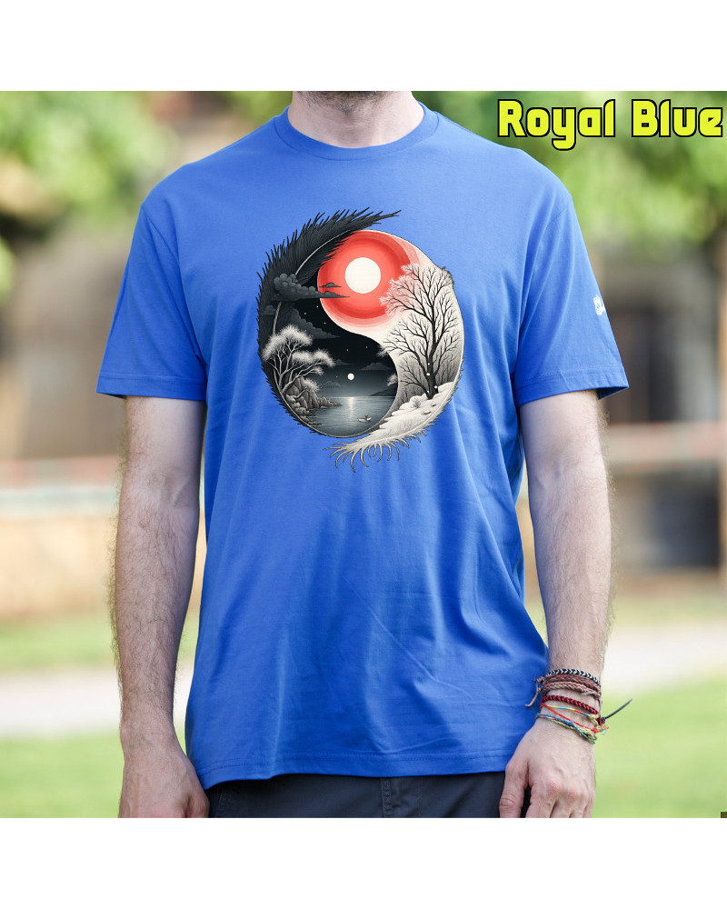 Camiseta hombre manga corta - Yin Yang