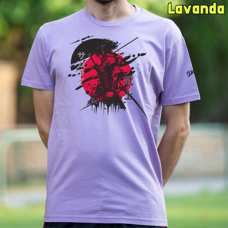 Camiseta hombre manga corta - Red Samurai