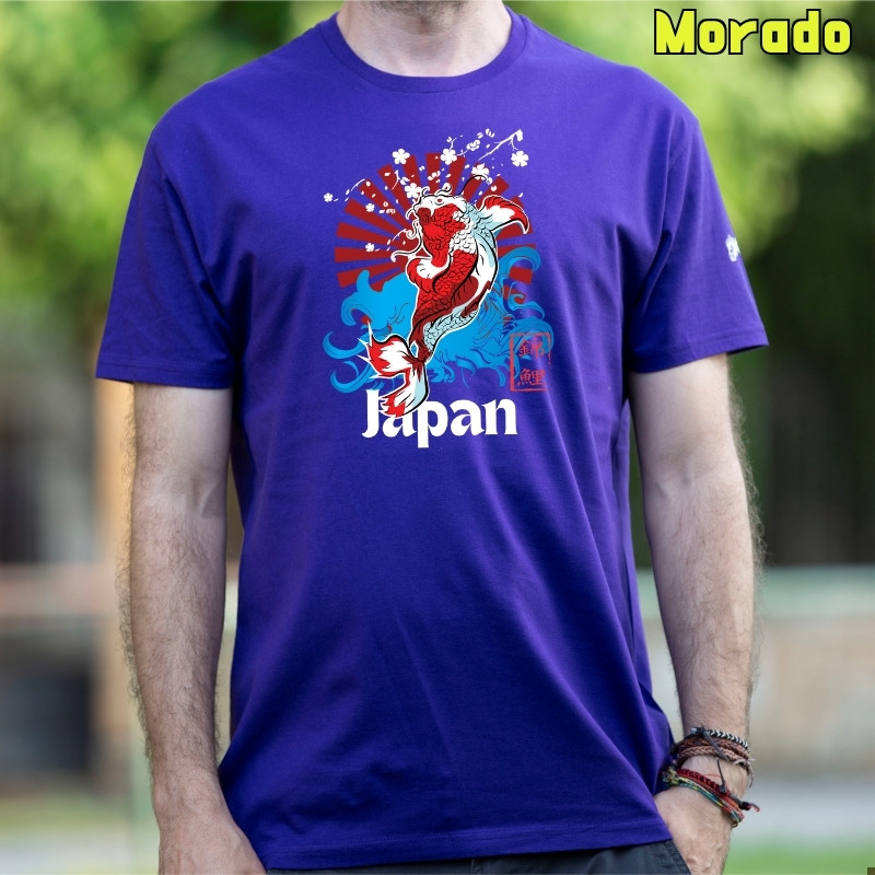 Camiseta hombre manga corta - Red Japan