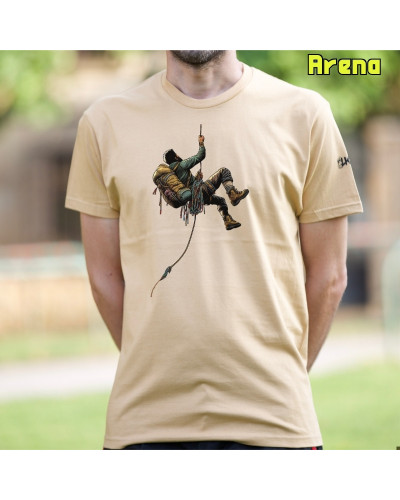 Camiseta Hombre Manga Corta - Rapelando
