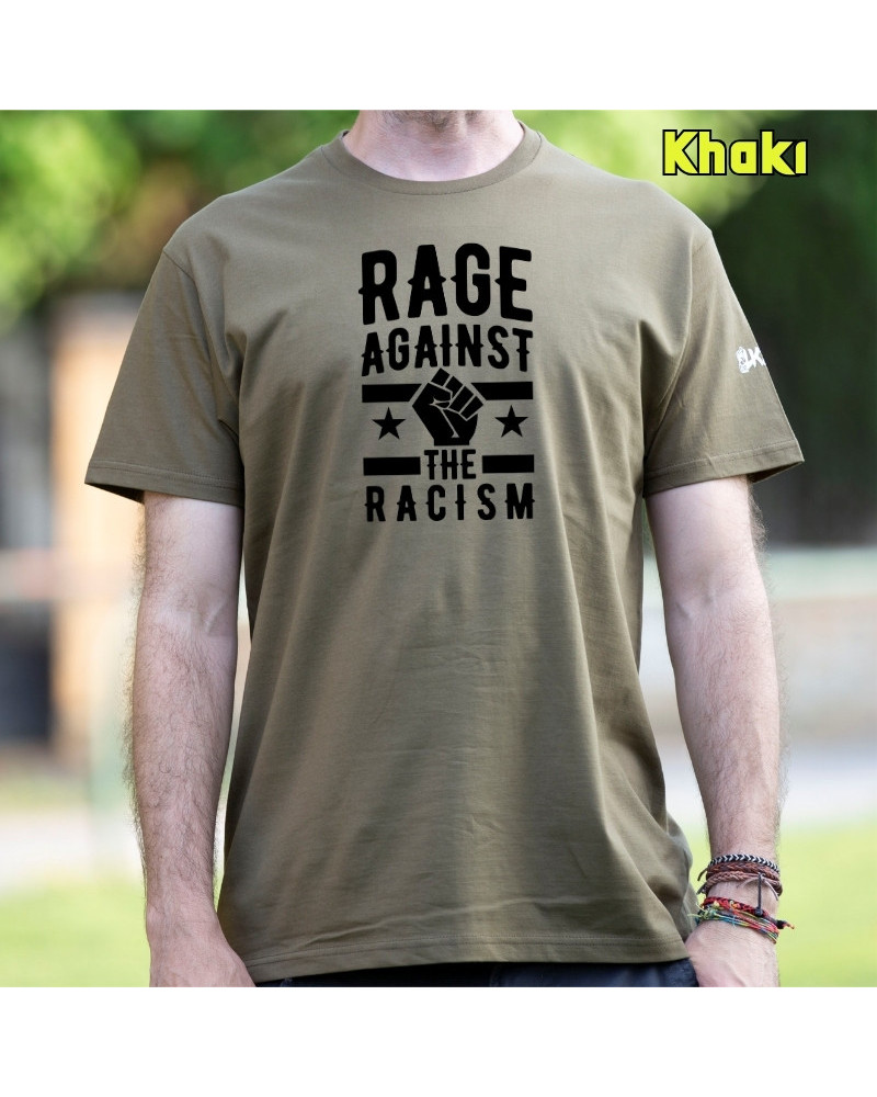 Camiseta Hombre Manga Corta - Rage Against Racism