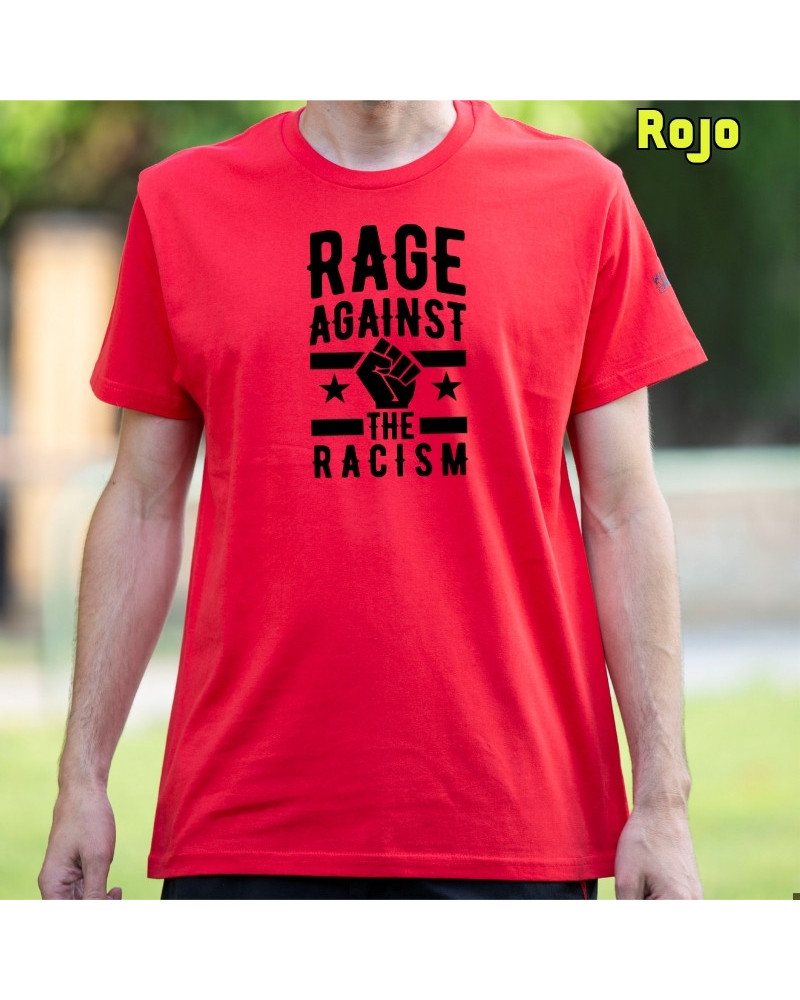 Camiseta Hombre Manga Corta - Rage Against Racism