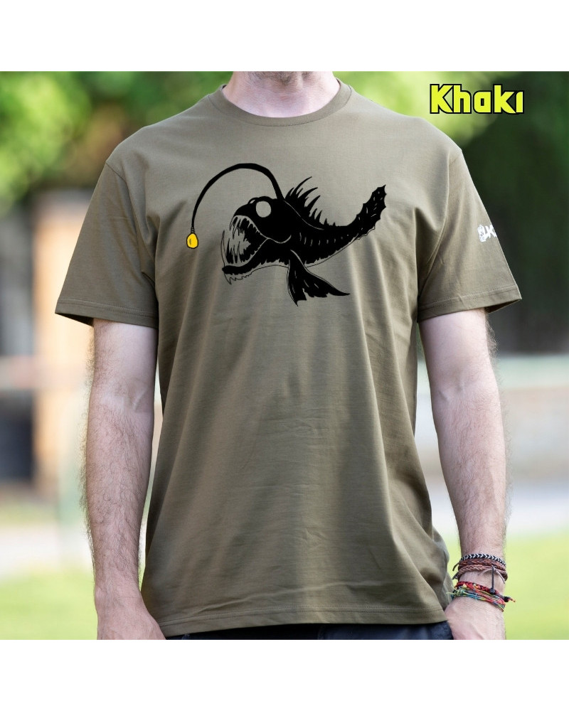 Camiseta Hombre Manga Corta - Pez Abisal