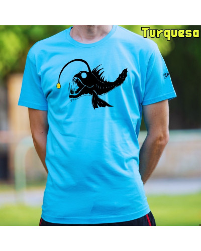 Camiseta Hombre Manga Corta - Pez Abisal